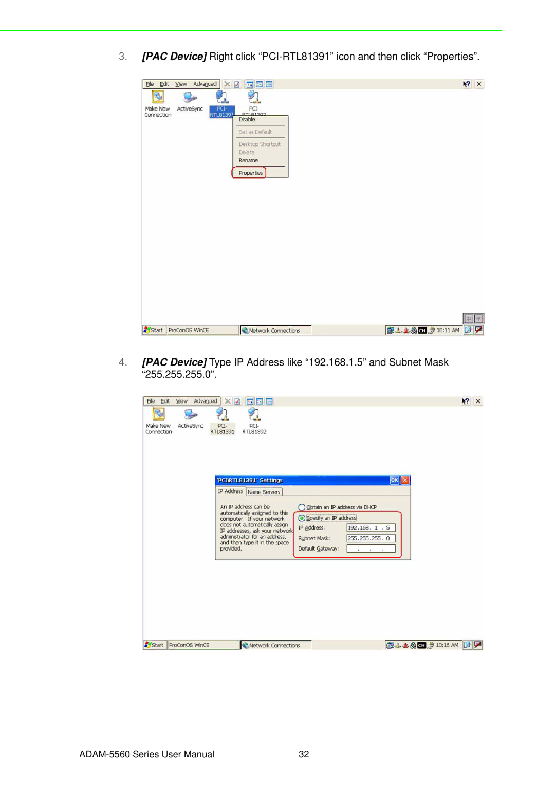 Advantech ADAM-5560 user manual 