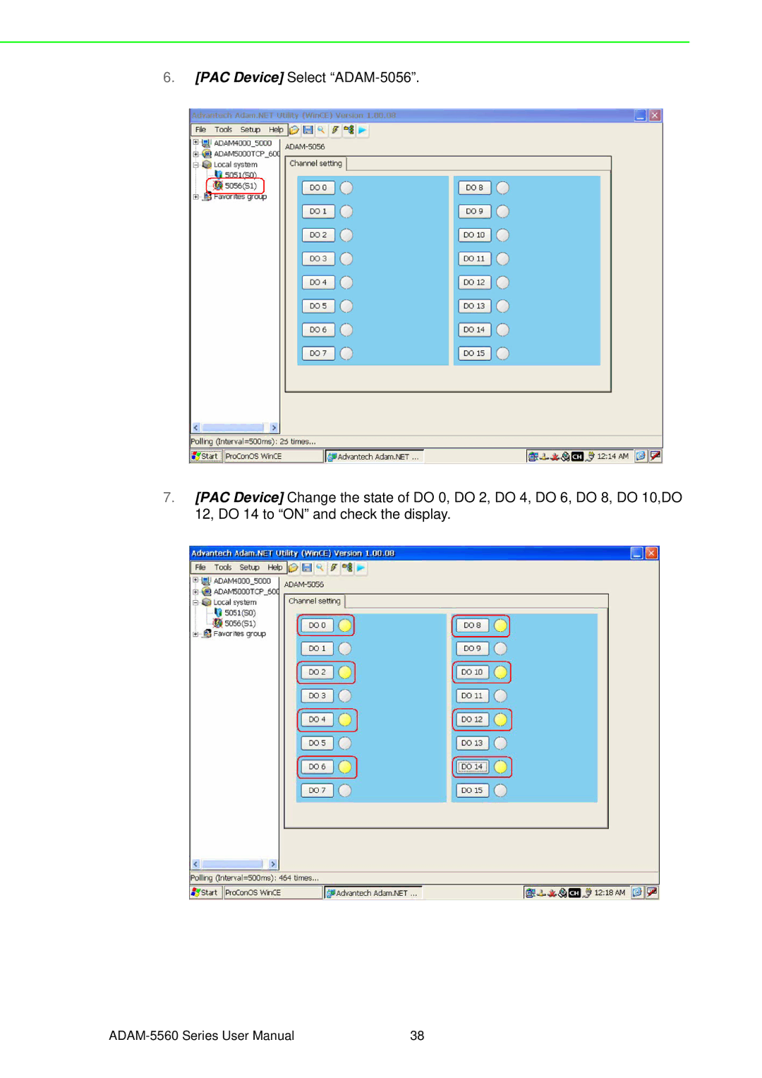 Advantech ADAM-5560 user manual 