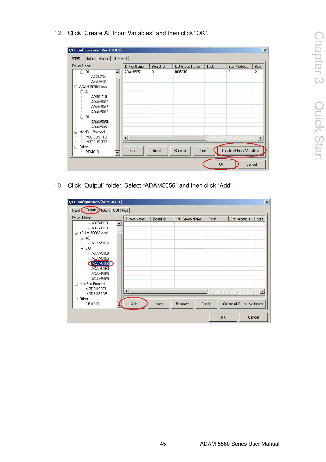 Advantech ADAM-5560 user manual Quick Start 