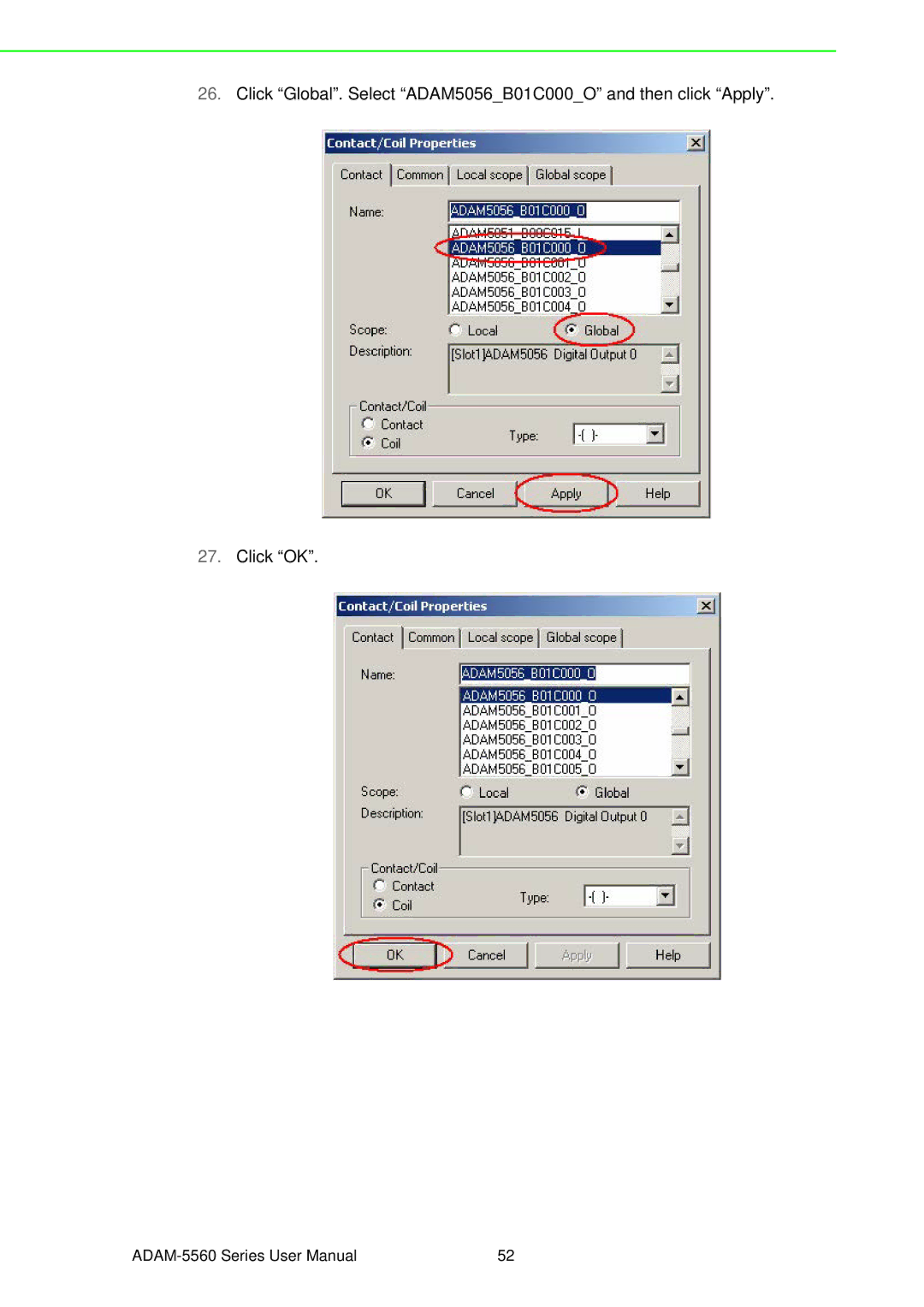 Advantech ADAM-5560 user manual 