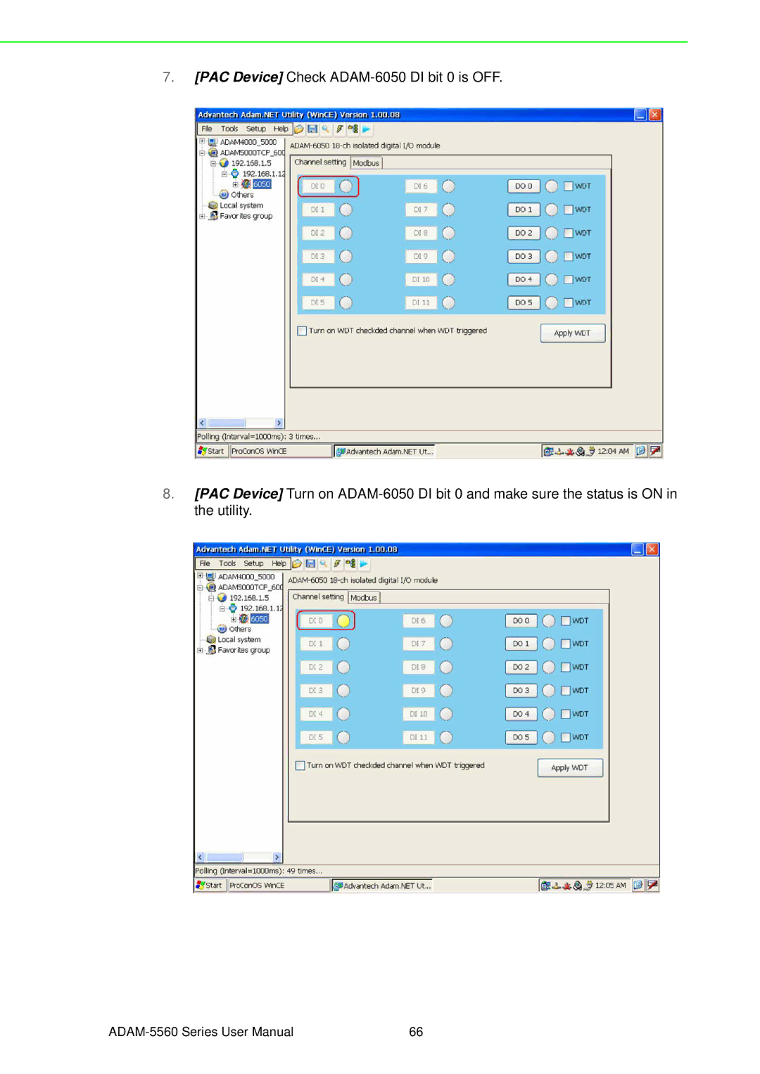 Advantech ADAM-5560 user manual 