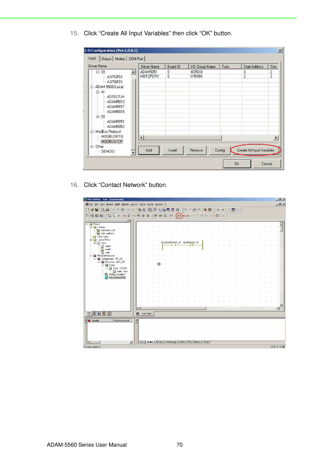 Advantech ADAM-5560 user manual 