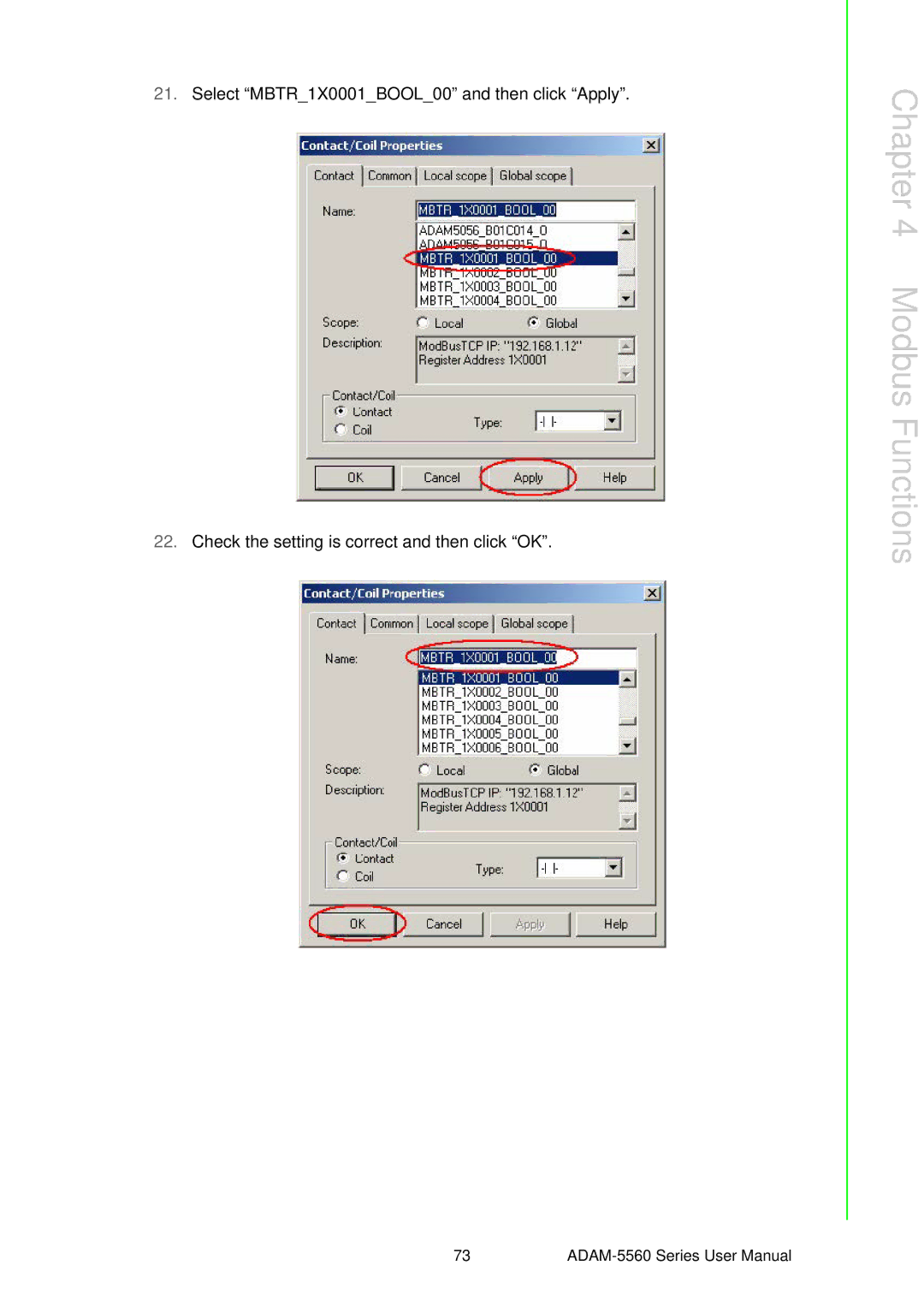 Advantech ADAM-5560 user manual Modbus Functions 