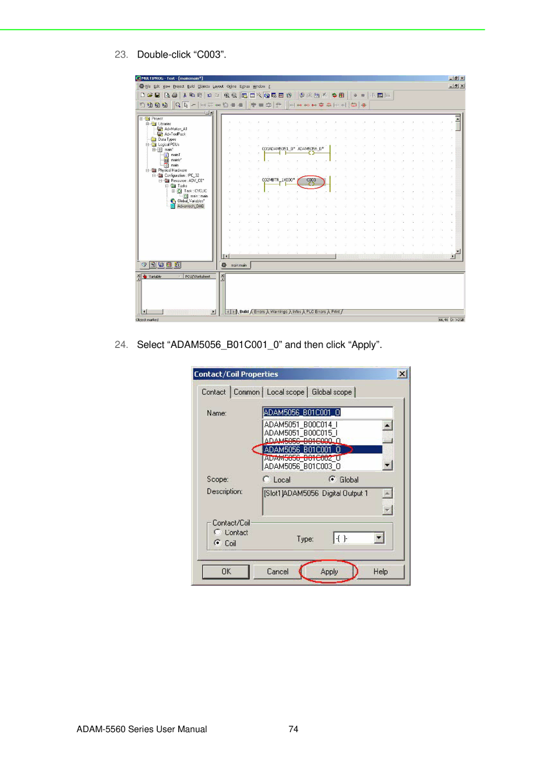 Advantech ADAM-5560 user manual 