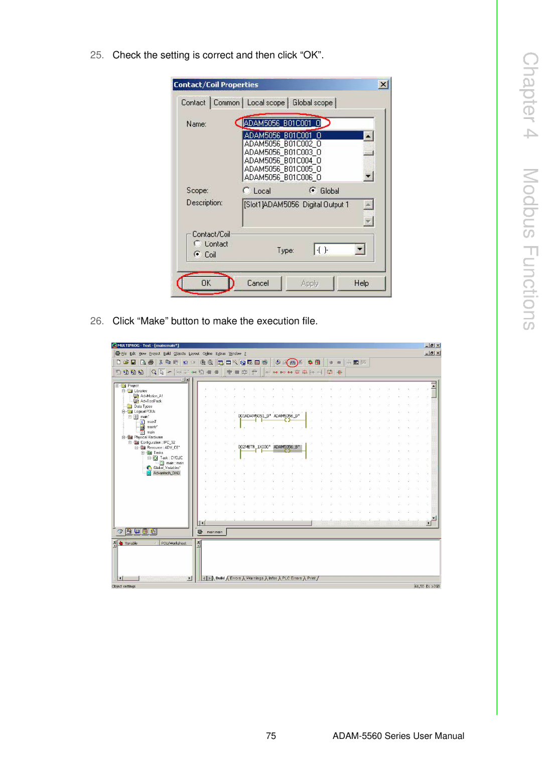 Advantech ADAM-5560 user manual Modbus Functions 