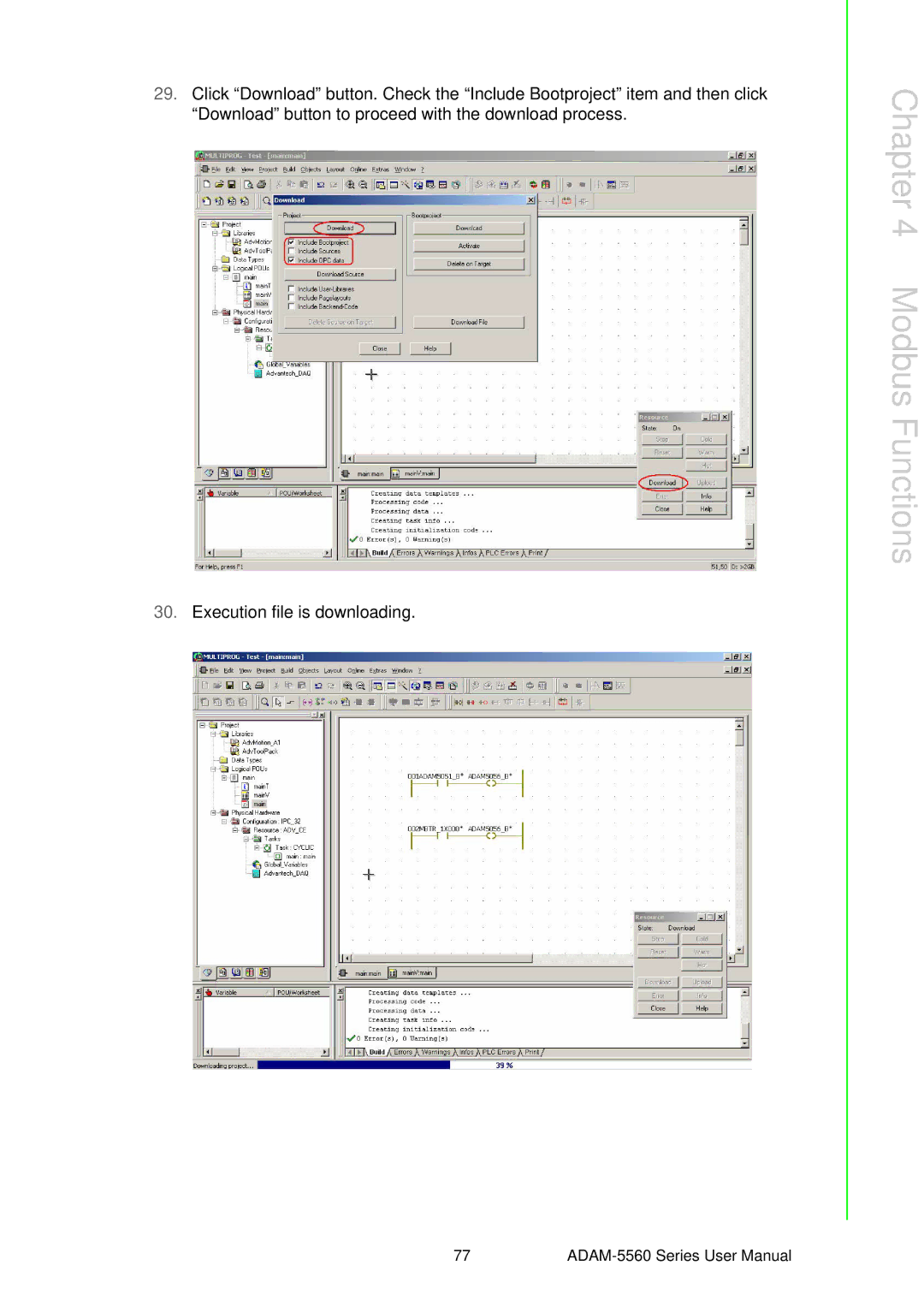 Advantech ADAM-5560 user manual Modbus Functions 