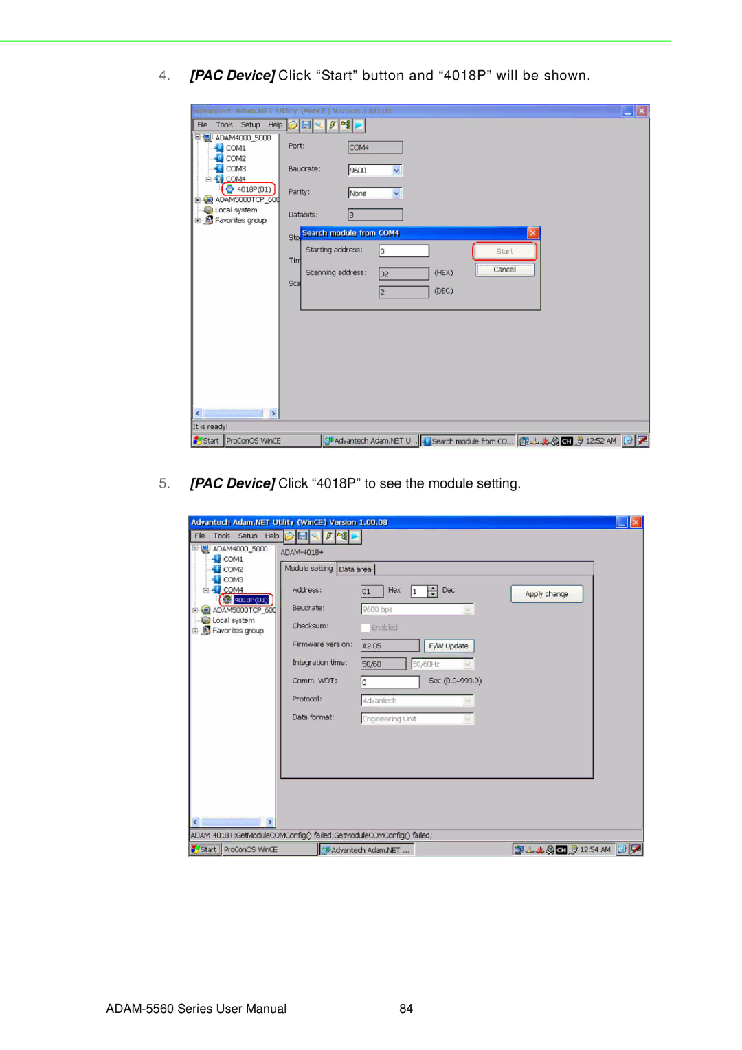 Advantech ADAM-5560 user manual 