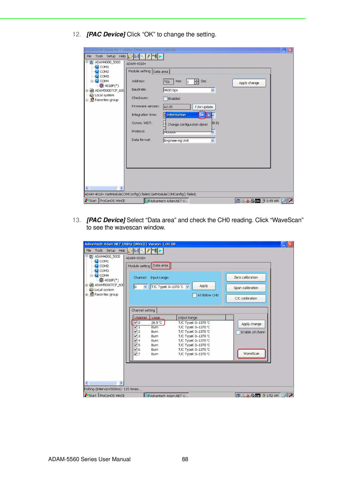 Advantech ADAM-5560 user manual 