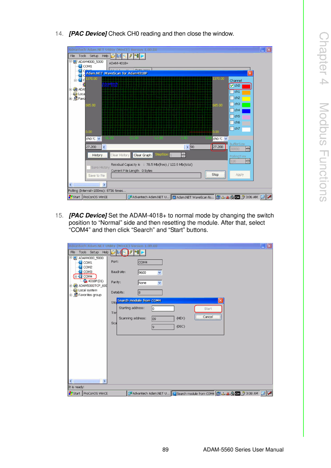 Advantech ADAM-5560 user manual Modbus Functions 