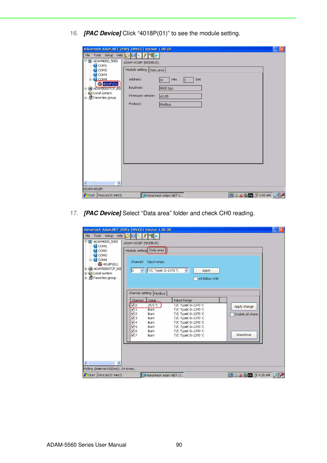 Advantech ADAM-5560 user manual 