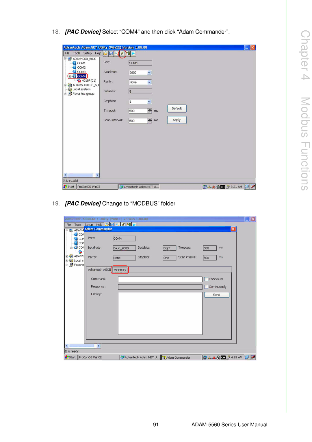 Advantech ADAM-5560 user manual Modbus Functions 