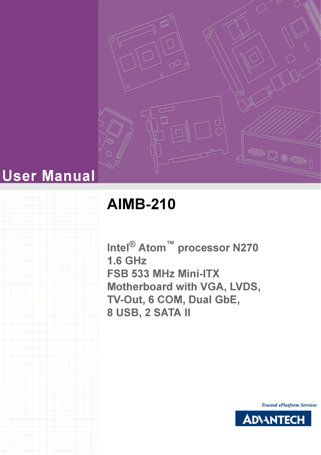 Advantech AIMB-210 user manual 