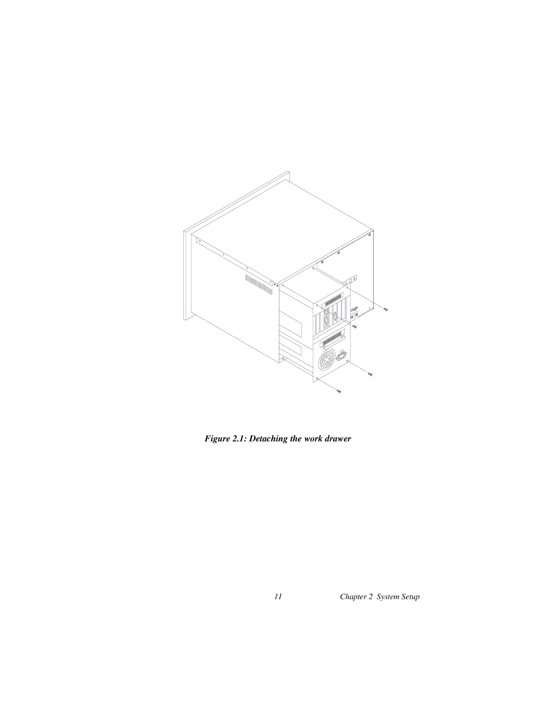 Advantech AWS-8248 user manual Detaching the work drawer 