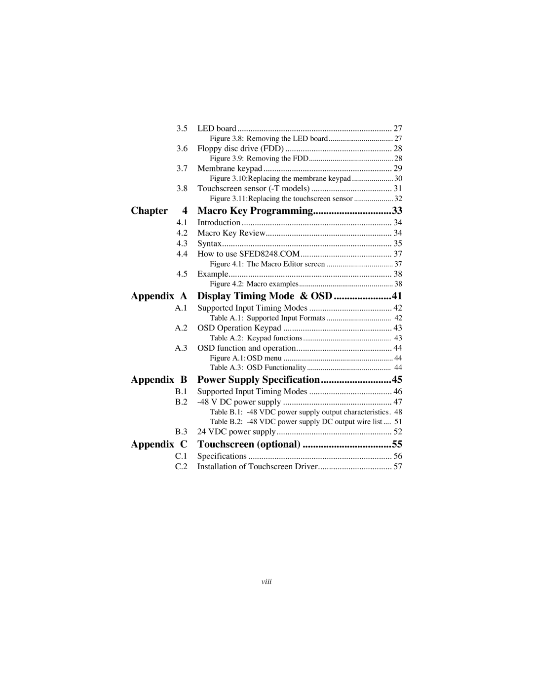 Advantech AWS-8248 user manual Chapter Macro Key Programming 