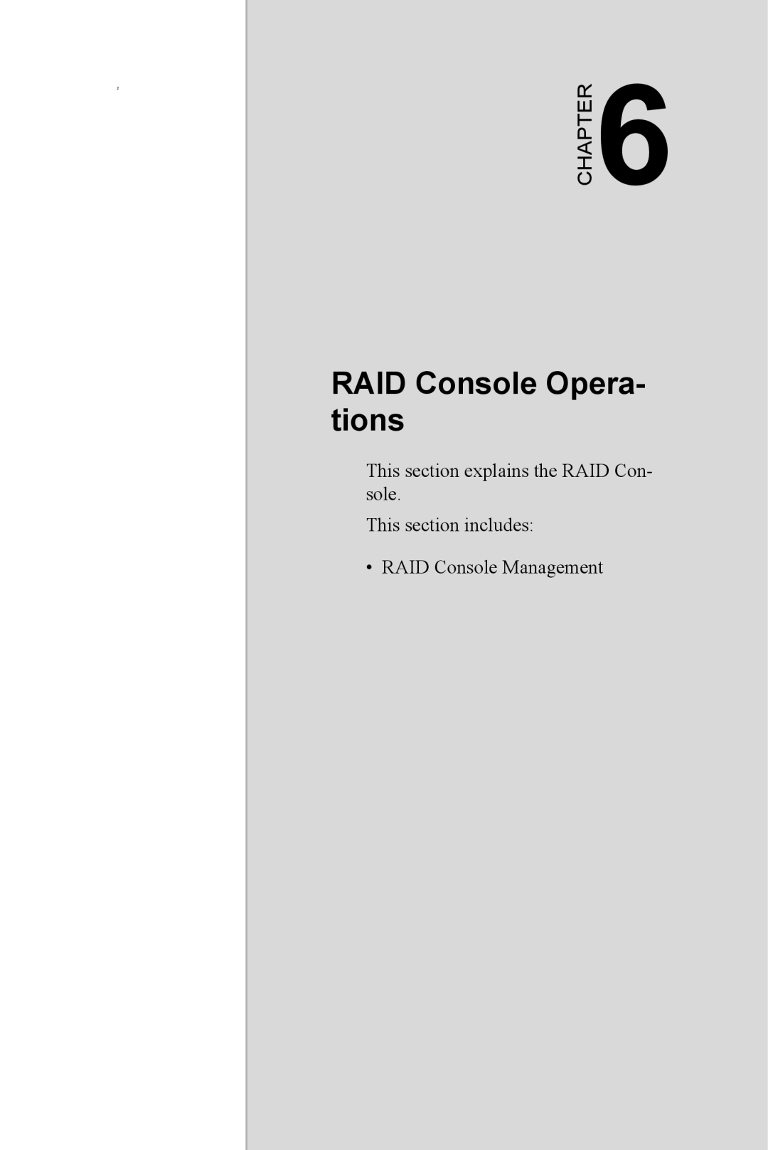 Advantech DNS-3200 user manual RAID Console Opera- tions 