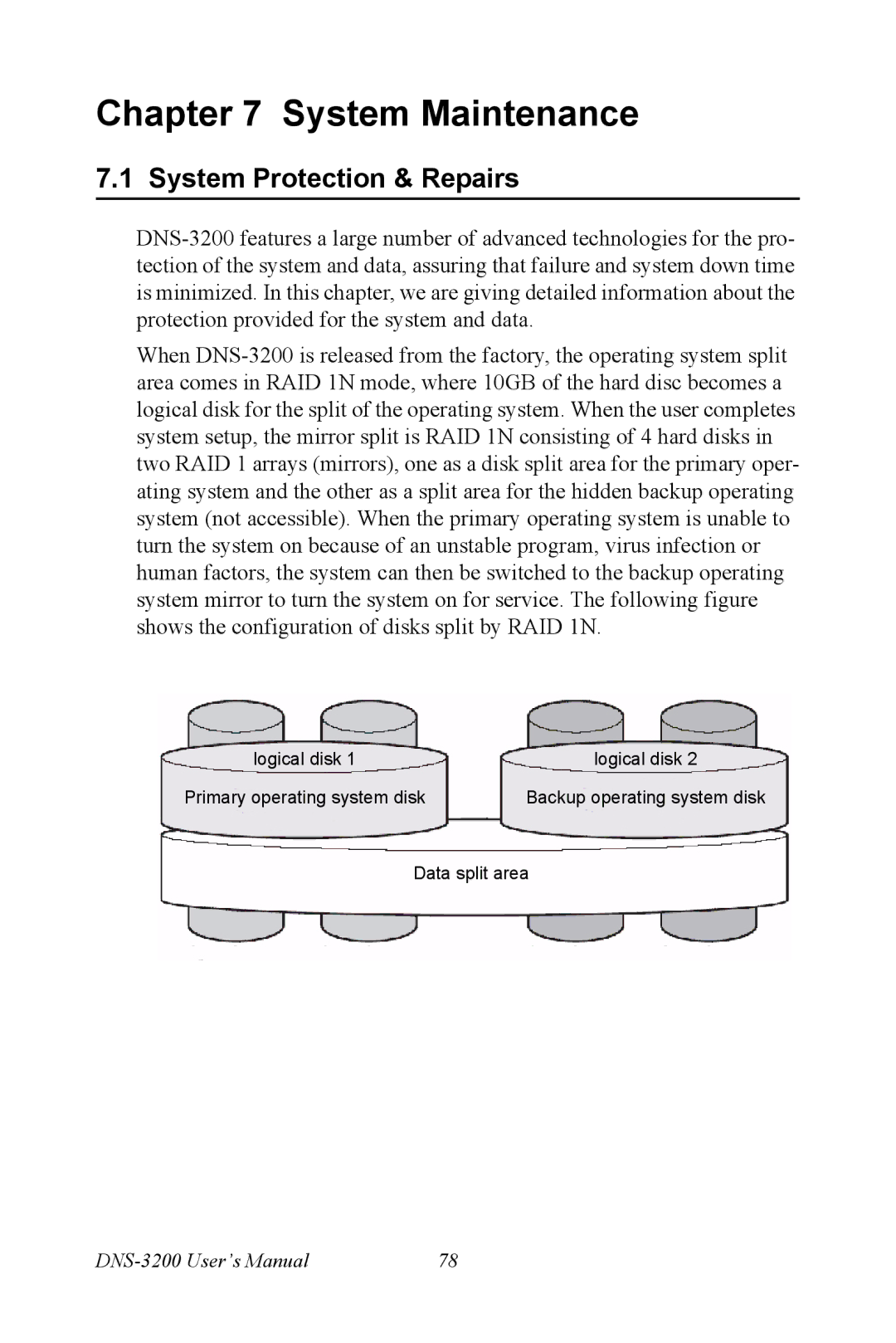 Advantech DNS-3200 user manual System Protection & Repairs 