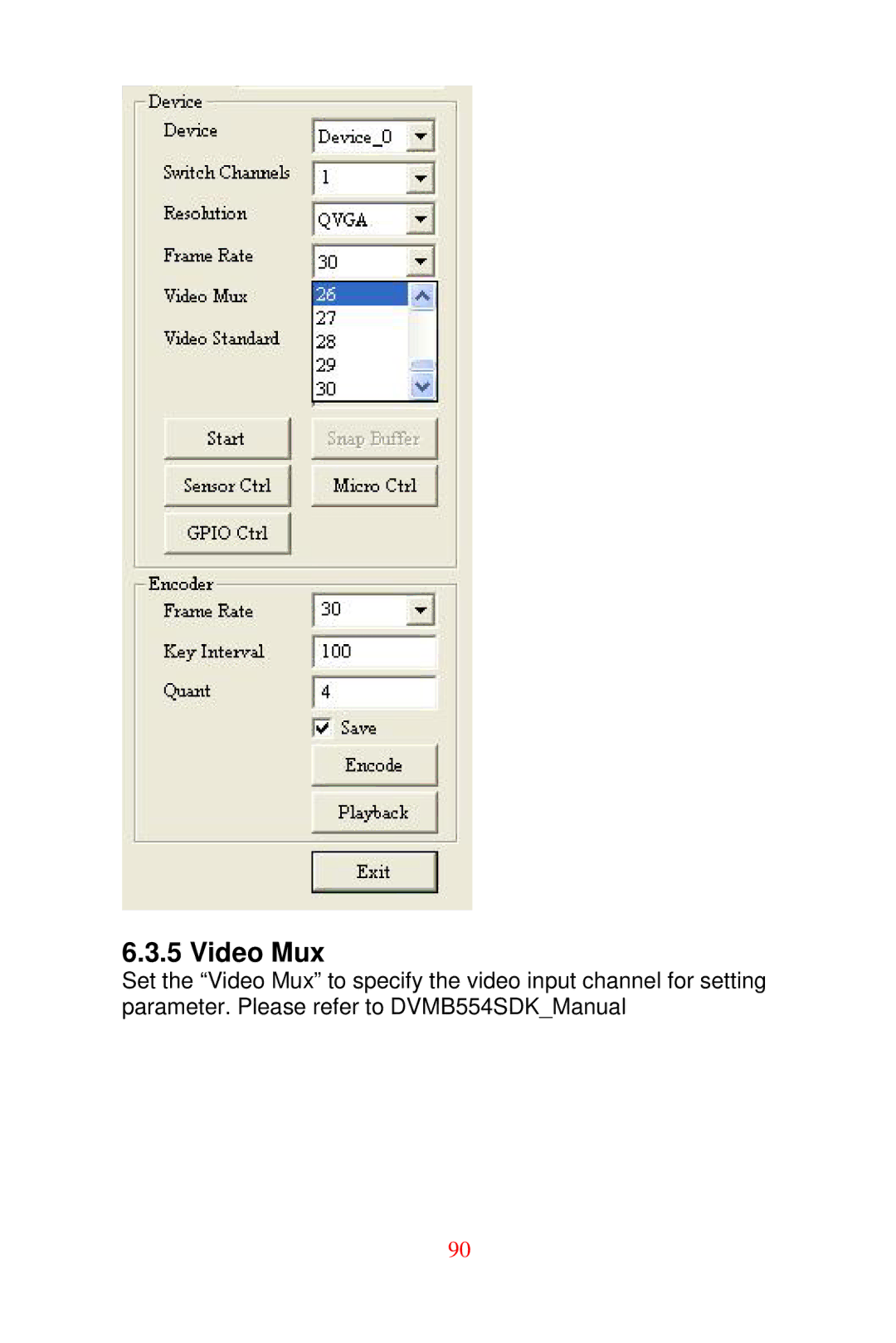 Advantech DVMB-554E user manual Video Mux 