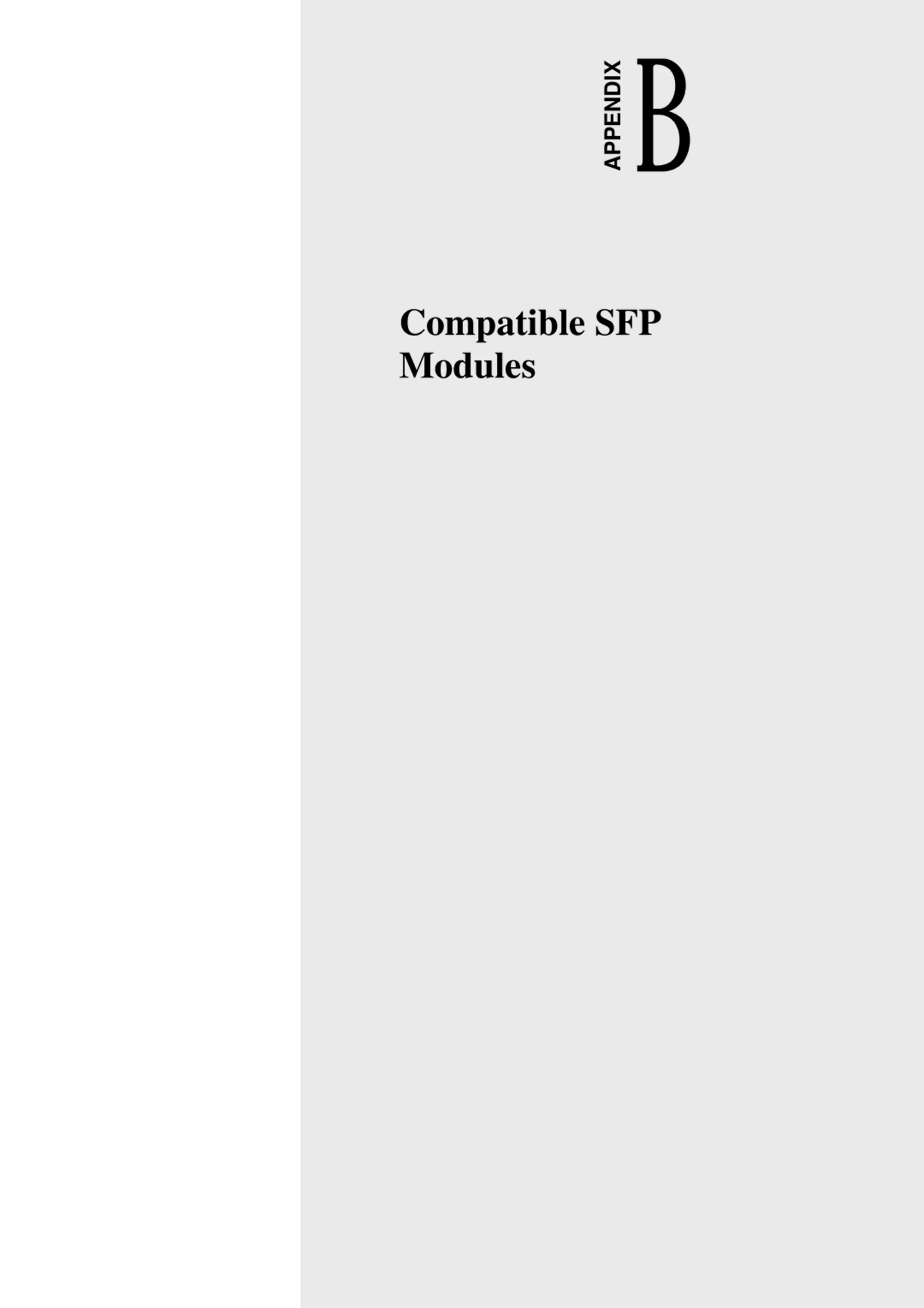 Advantech EKI-7657C user manual Compatible SFP Modules 