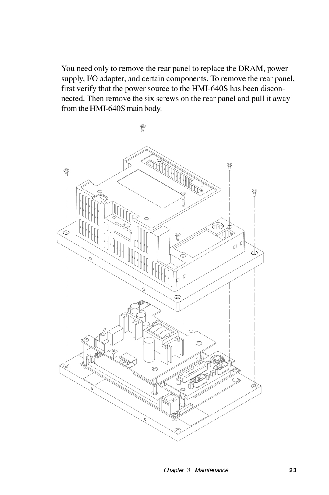 Advantech HMI-640S user manual Maintenance 