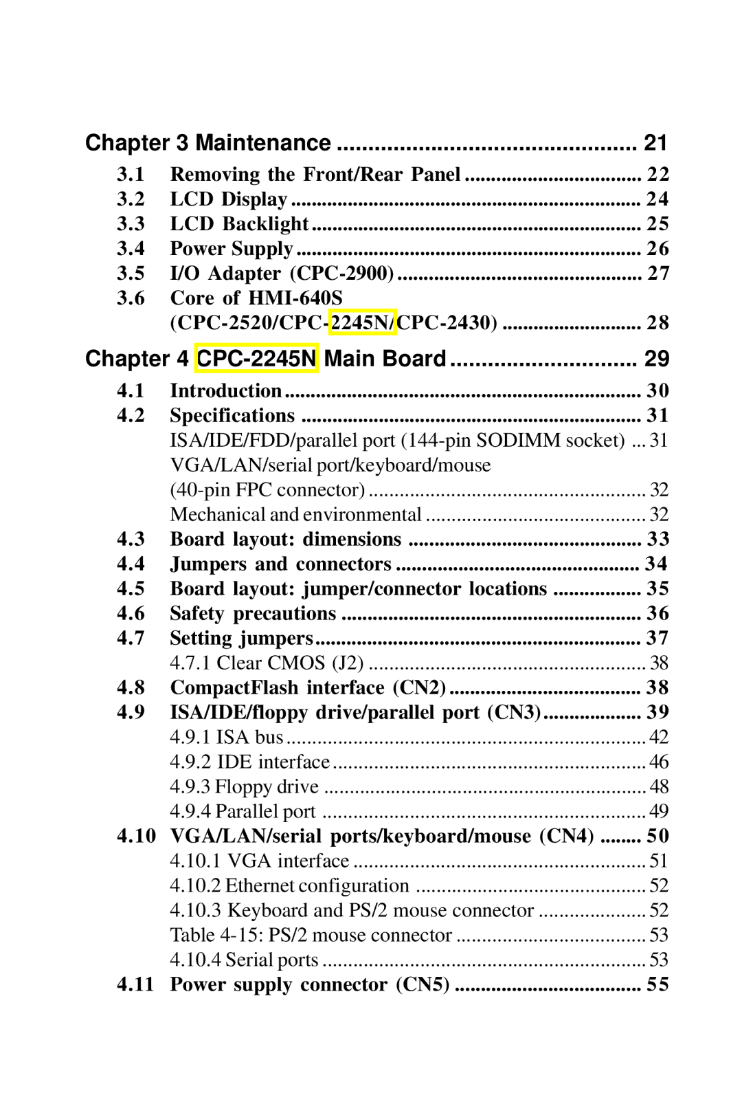 Advantech HMI-640S user manual Maintenance 