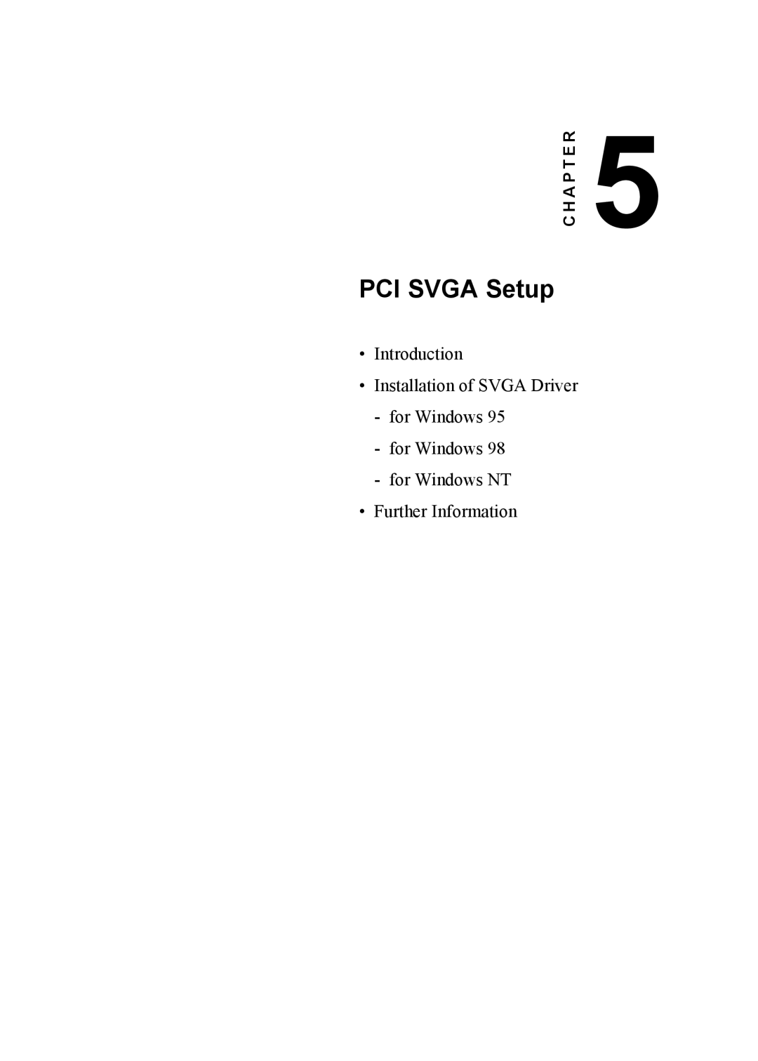 Advantech IPPC-9120, IPPC-9150 user manual PCI Svga Setup 