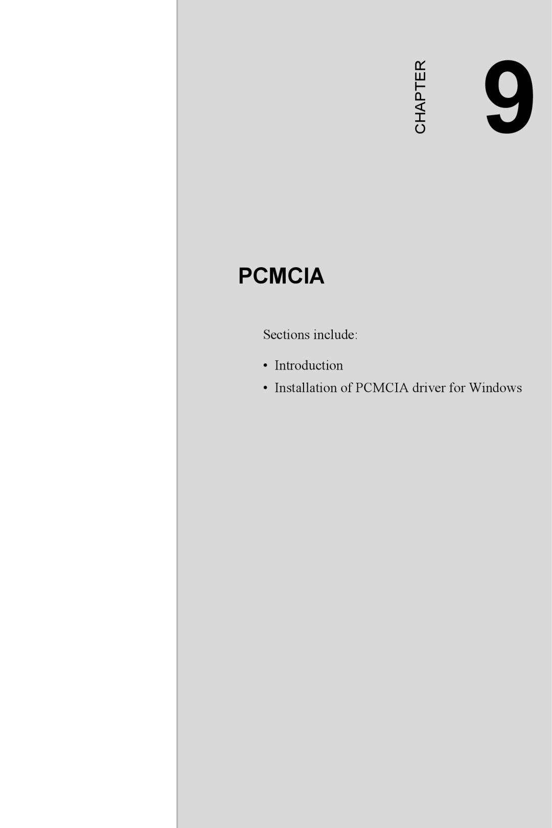 Advantech IPPC-9151 Series user manual Pcmcia 