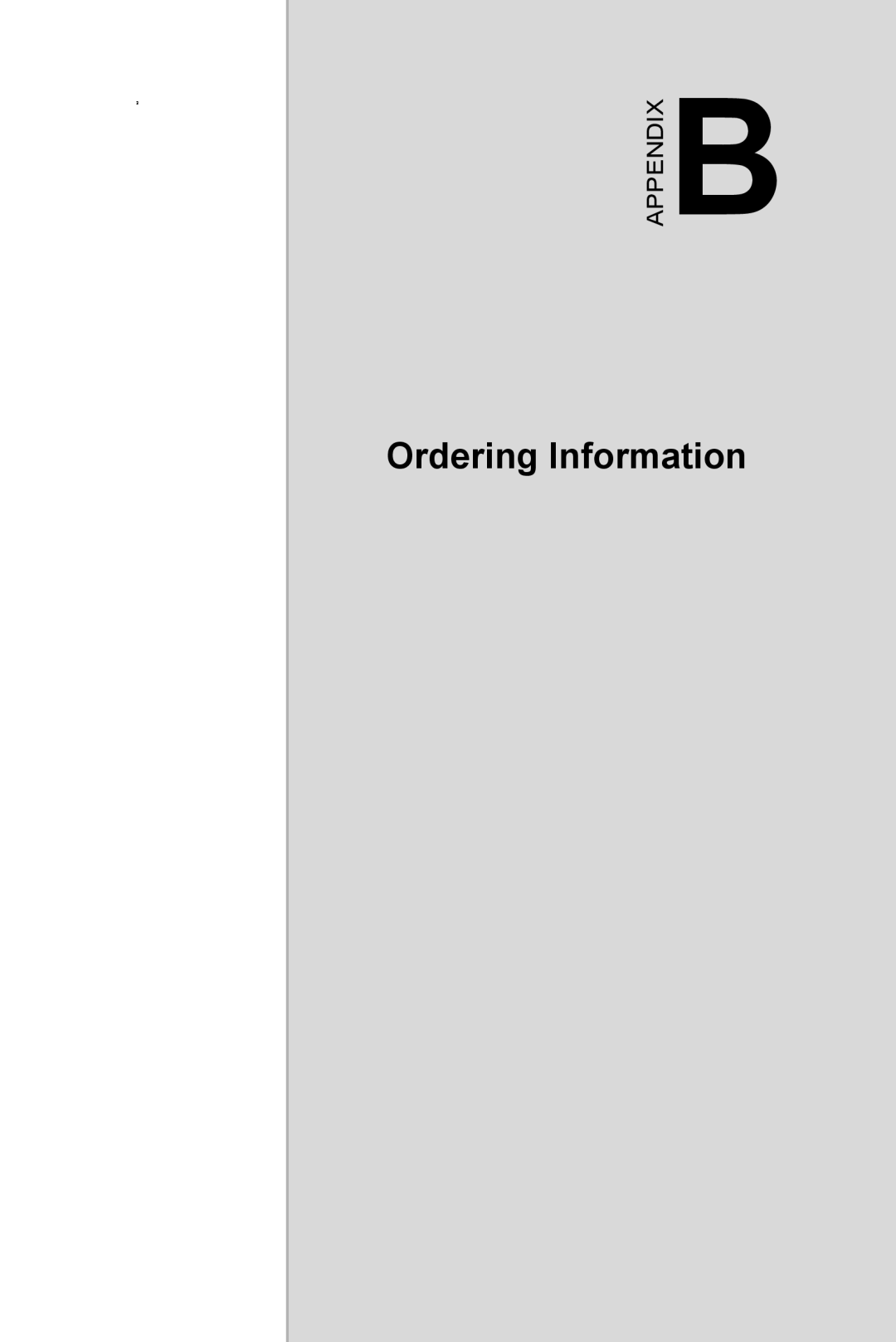 Advantech MIC-3043 user manual Ordering Information, Appendix B 
