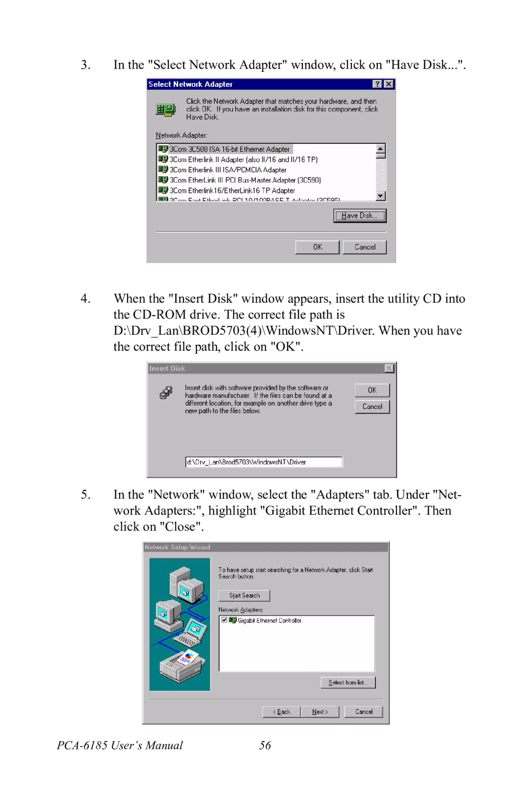 Advantech user manual PCA-6185 User’s Manual 