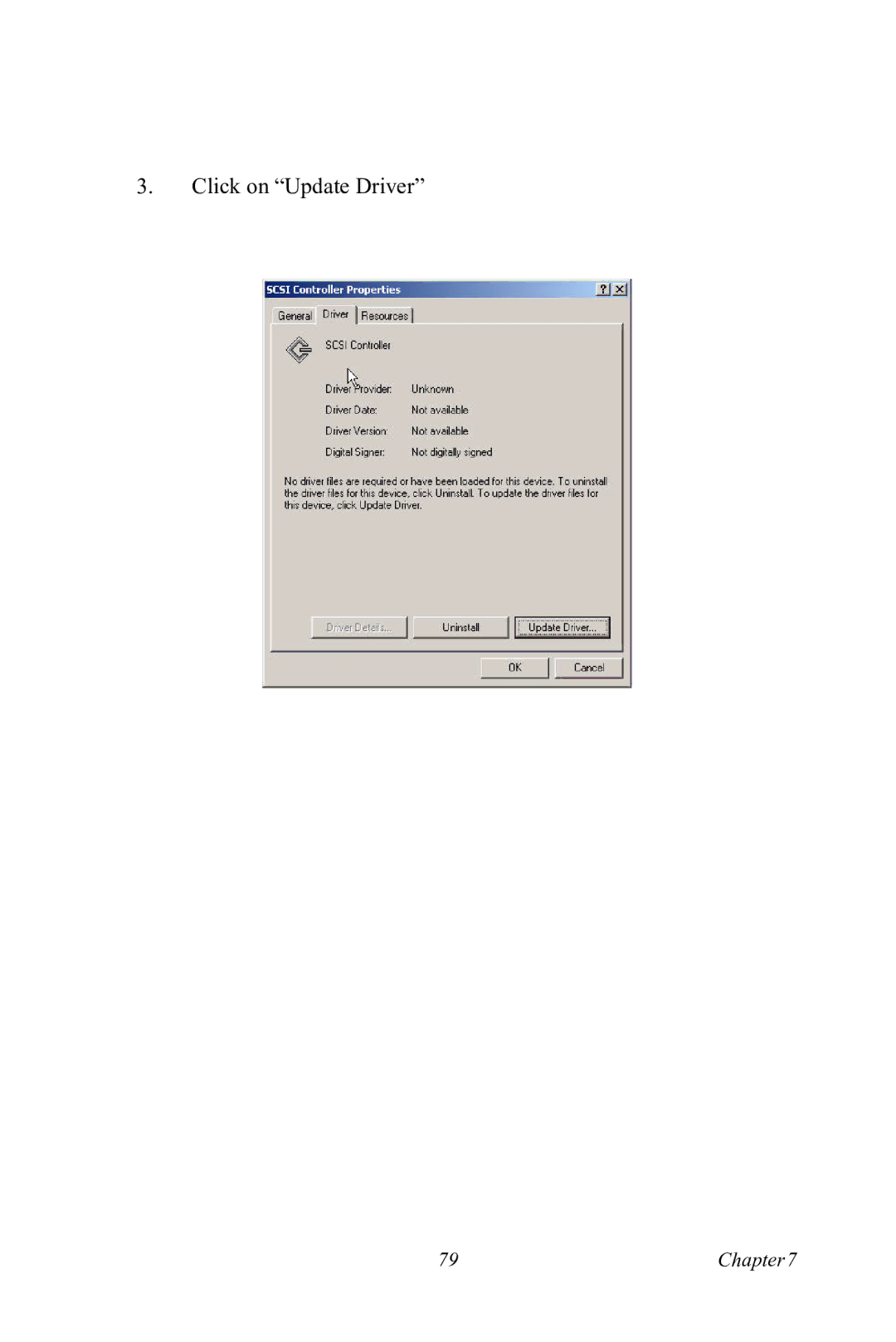 Advantech PCA-6185 user manual Click on Update Driver 