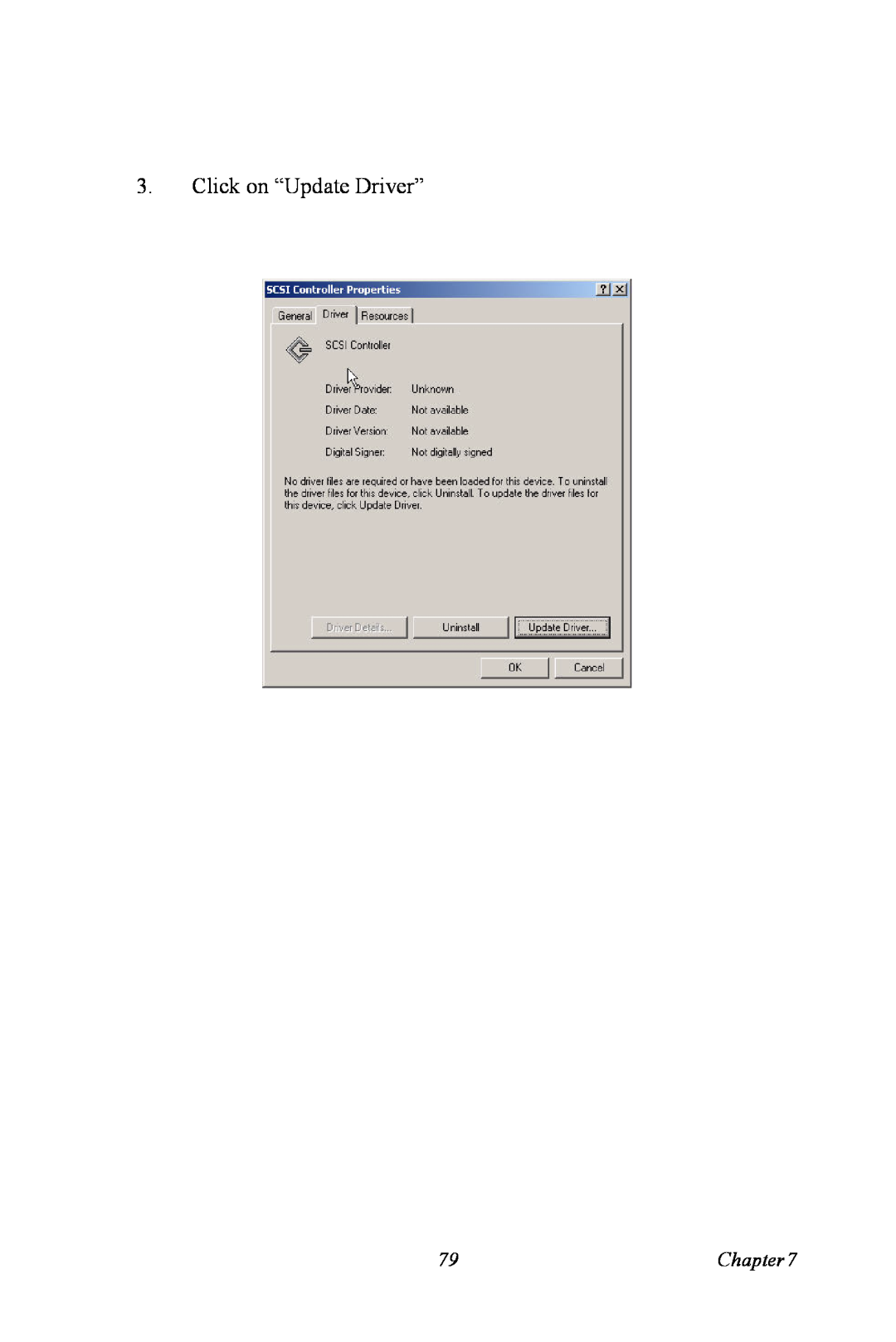 Advantech PCA-6185 user manual Click on “Update Driver” 