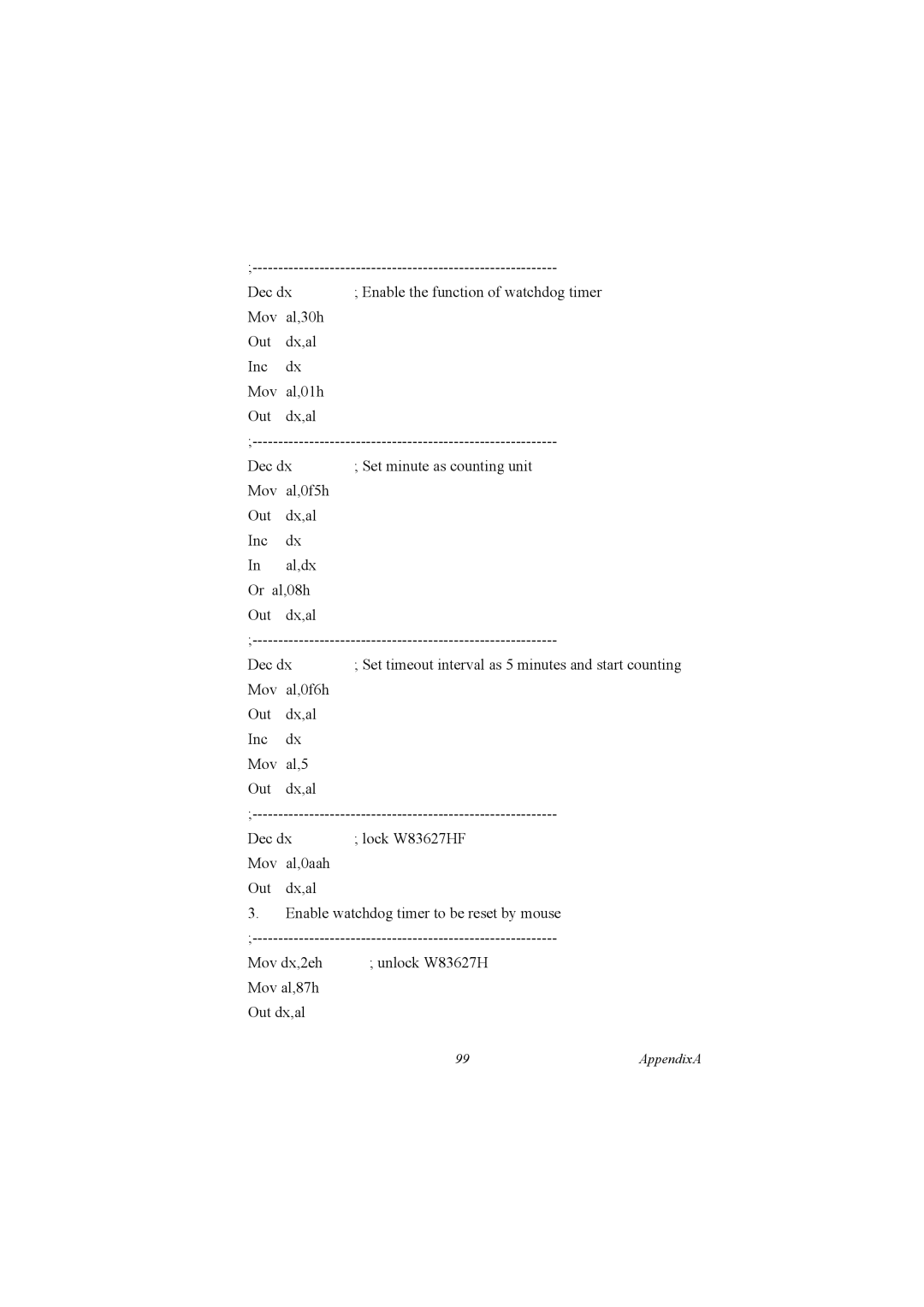 Advantech PCA-6186 user manual AppendixA 