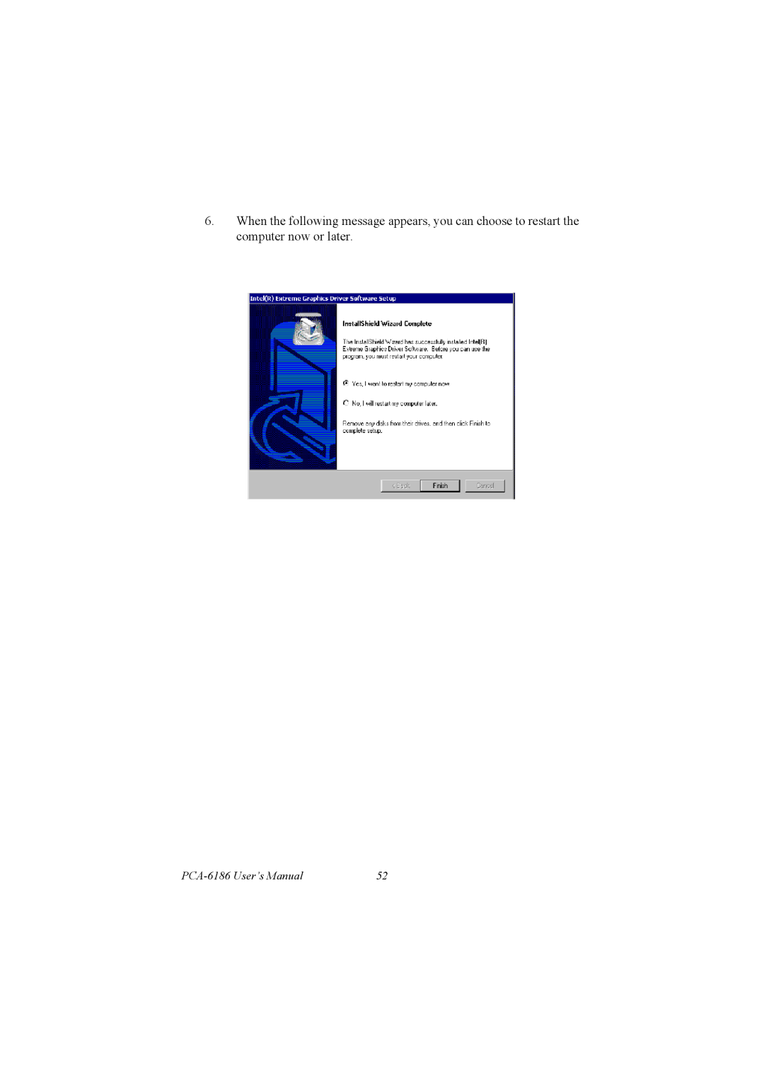 Advantech user manual PCA-6186 User’s Manual 