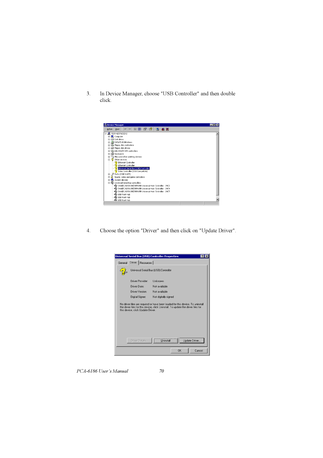 Advantech user manual PCA-6186 User’s Manual 