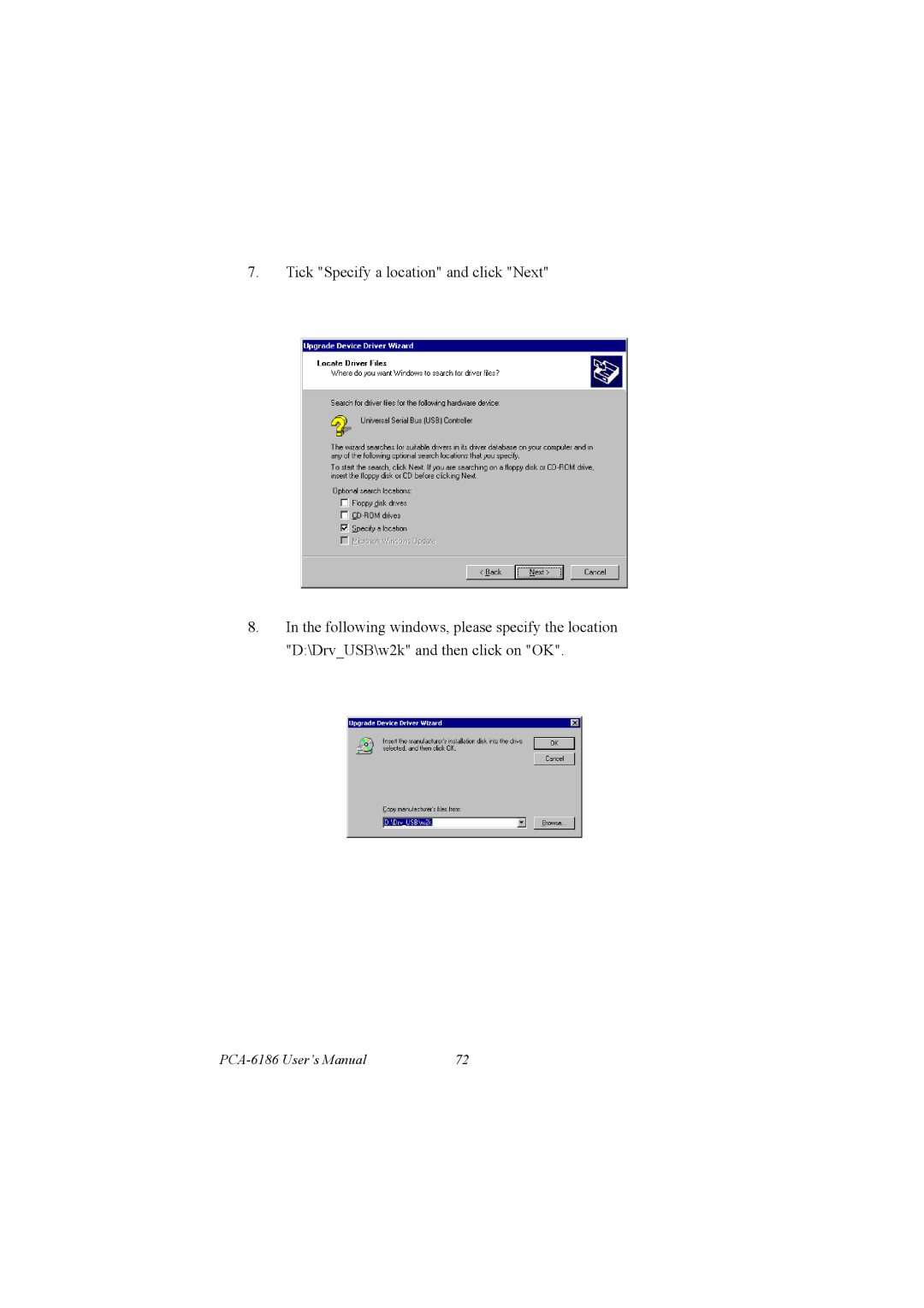 Advantech user manual PCA-6186 User’s Manual 