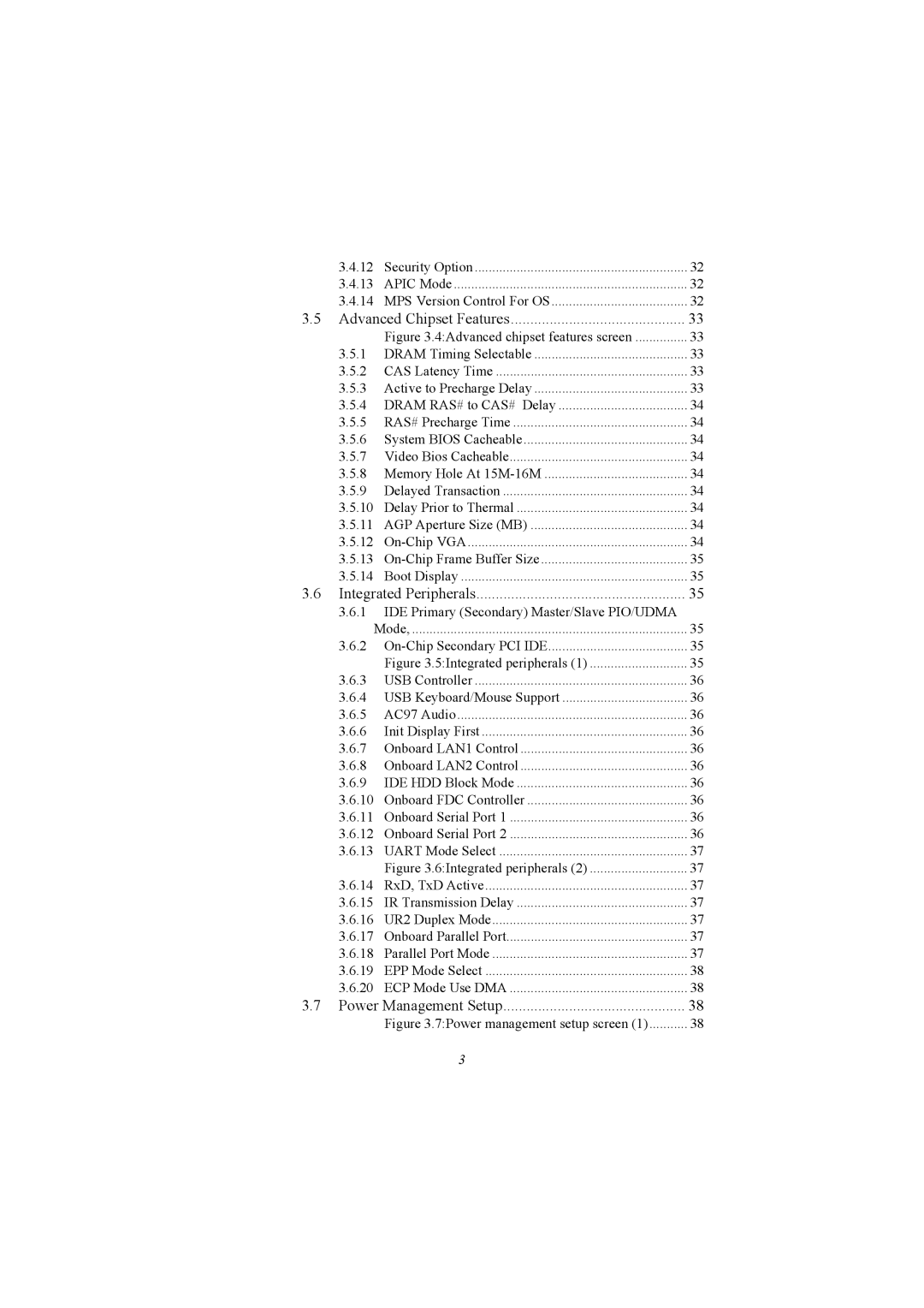 Advantech PCA-6186 user manual Advanced Chipset Features 