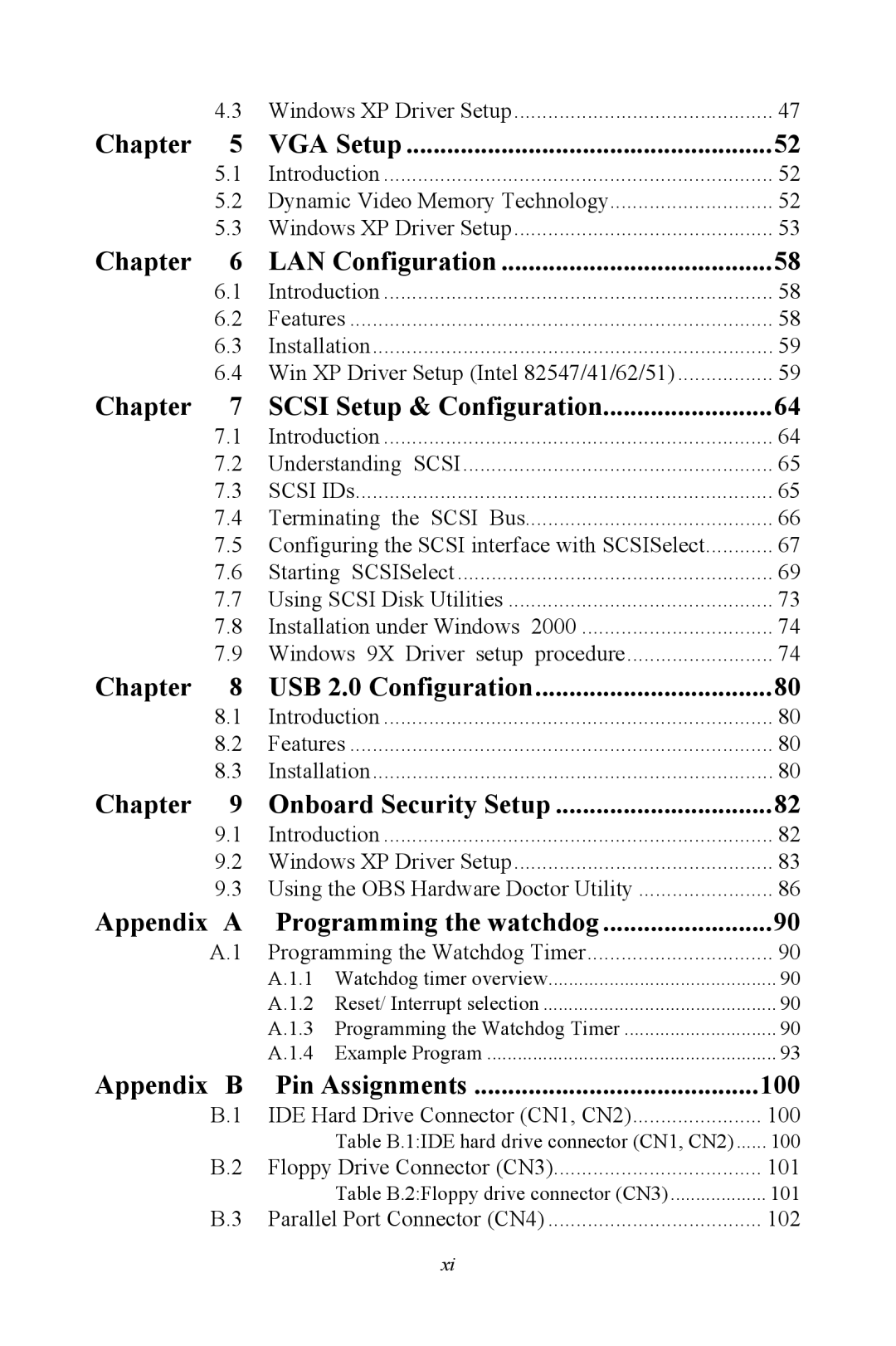 Advantech PCA-6187 user manual Chapter 