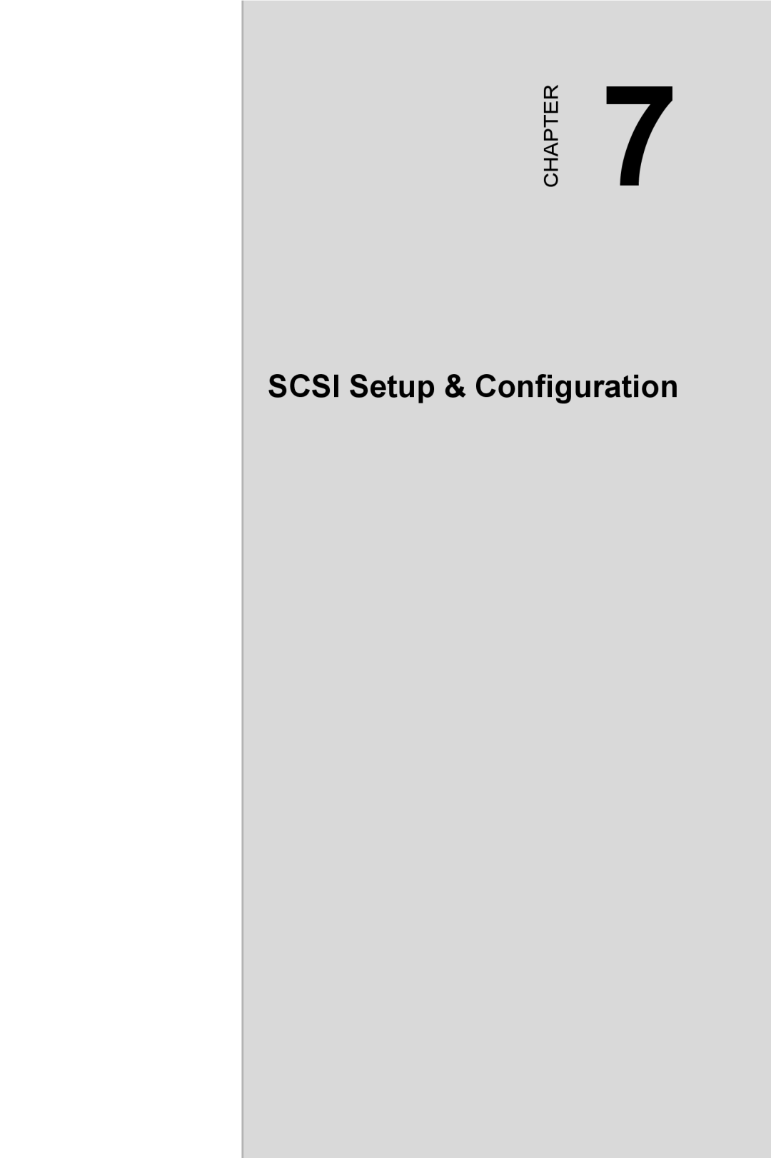 Advantech PCA-6187 user manual SCSI Setup & Configuration, Chapter 