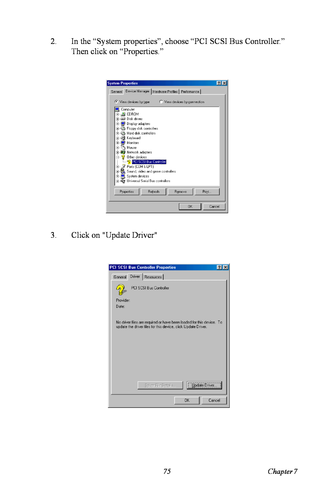 Advantech PCA-6187 user manual Click on Update Driver 