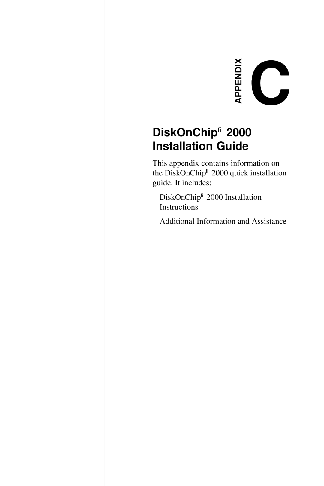 Advantech PCA-6359 user manual DiskOnChip Installation Guide 