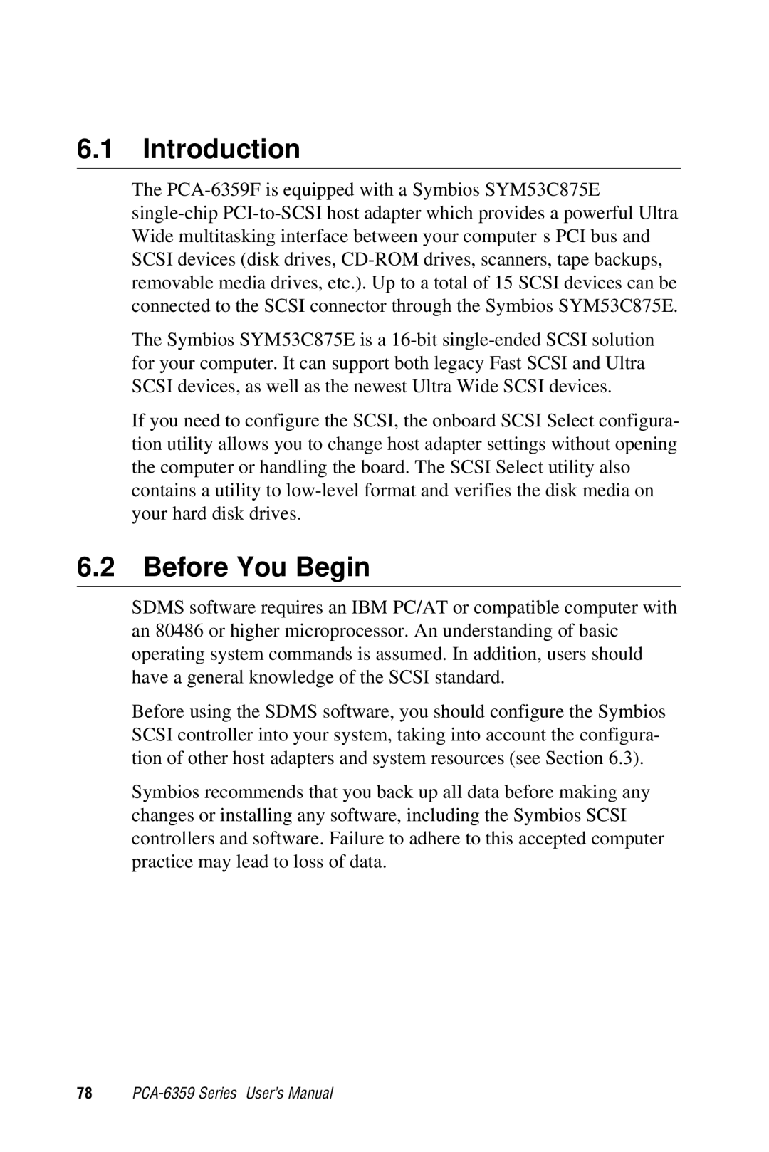 Advantech PCA-6359 user manual Introduction, Before You Begin 