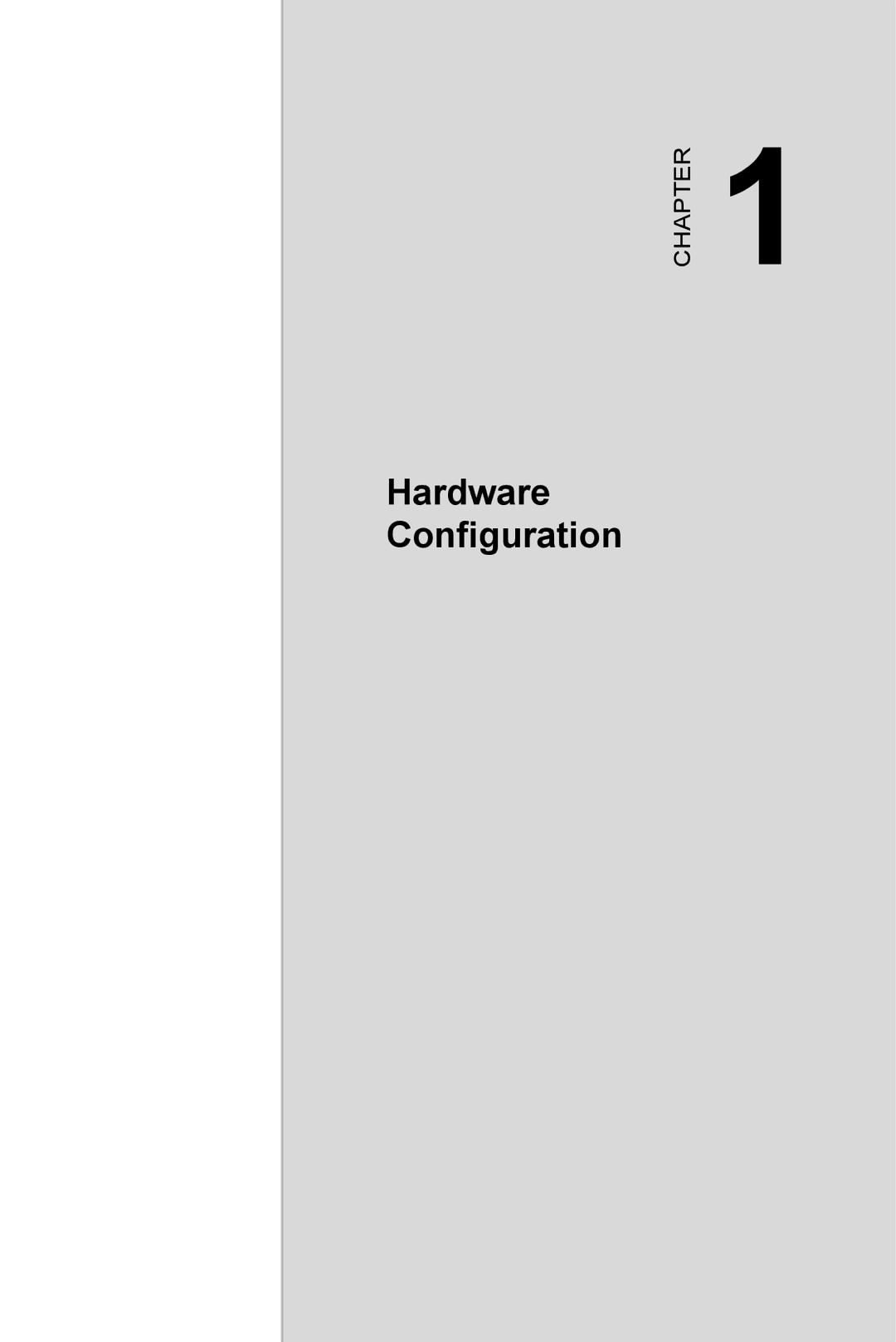 Advantech PCE-5120 user manual Hardware Configuration 