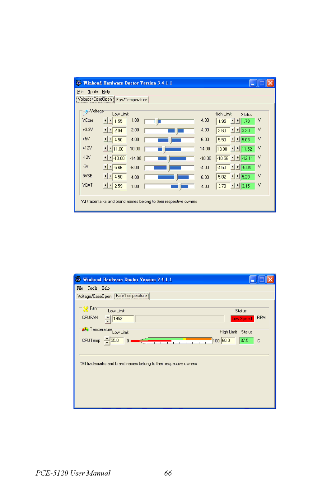 Advantech PCE-5120 user manual 