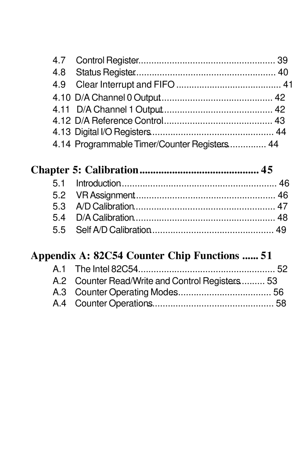 Advantech PCI-1710 user manual Appendix a 82C54 Counter Chip Functions 