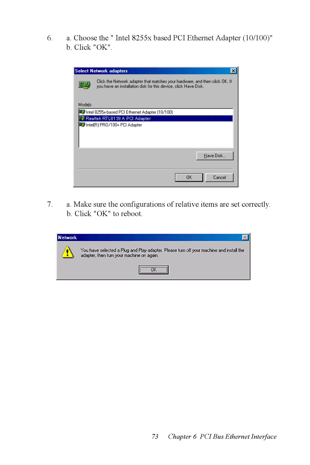 Advantech PCI-6872 user manual PCI Bus Ethernet Interface 