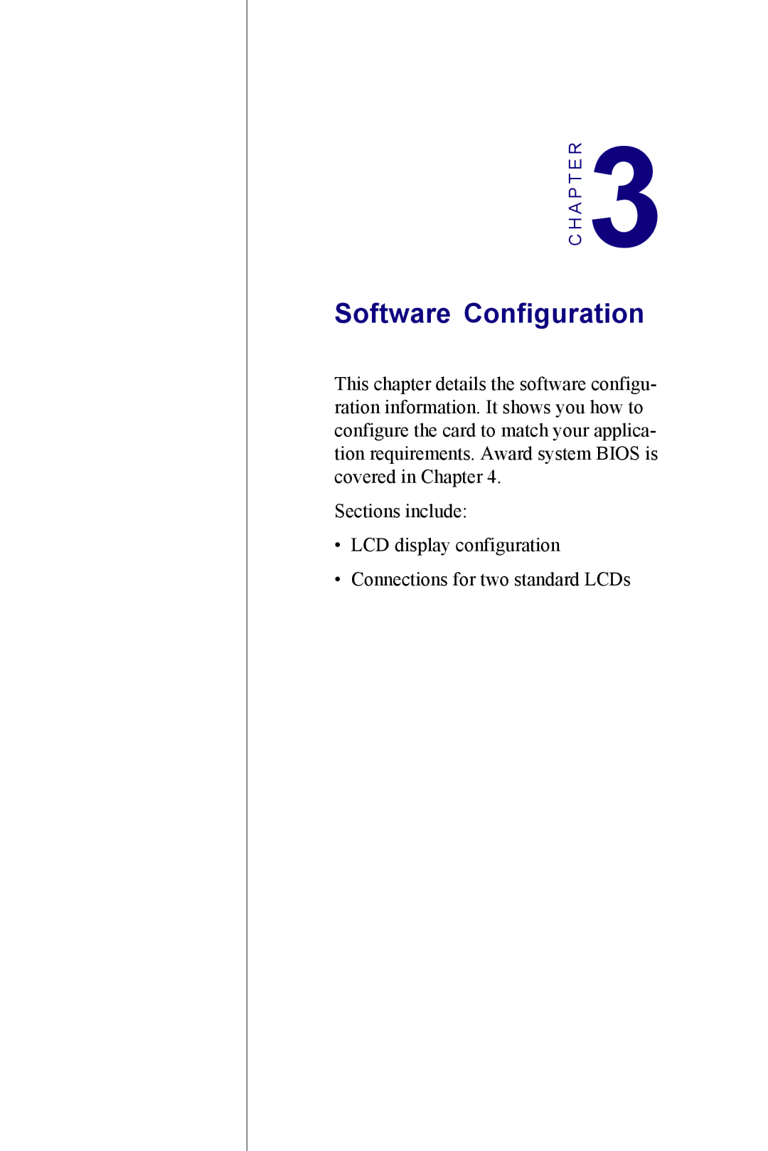 Advantech PCM-3350 Series user manual Software Configuration 