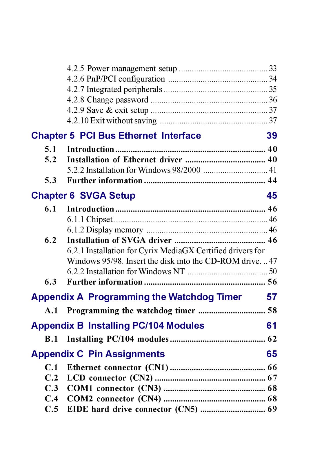 Advantech PCM-3350 Series user manual Appendix a Programming the Watchdog Timer 