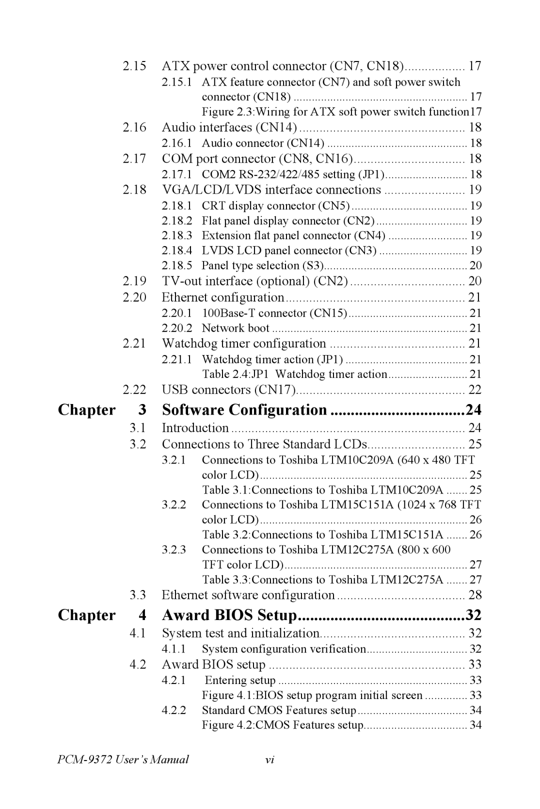 Advantech PCM-9372 user manual Chapter Software Configuration 