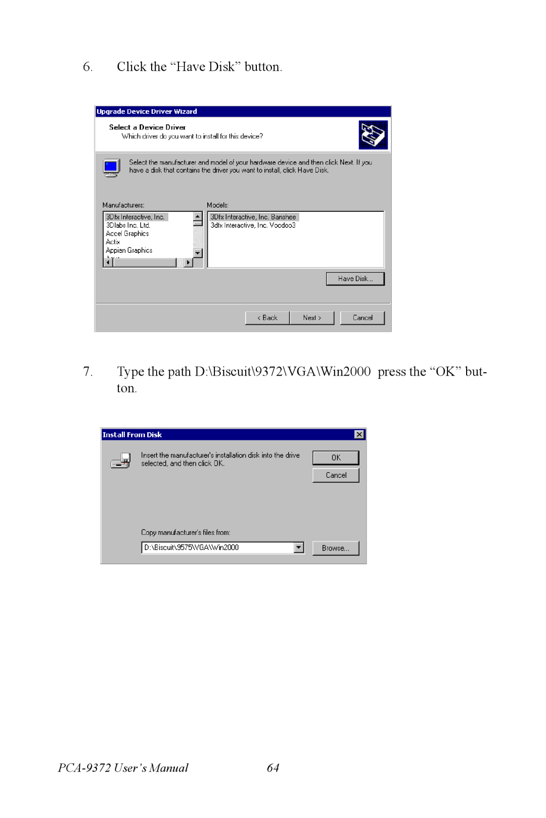 Advantech PCM-9372 user manual PCA-9372 User’s Manual 