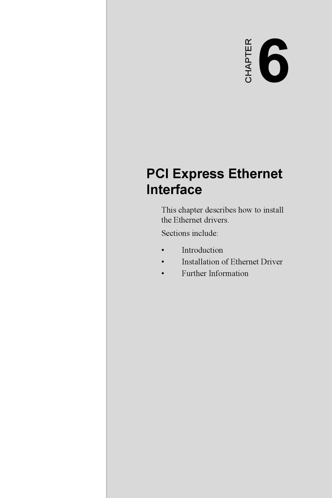 Advantech POC-195 user manual PCI Express Ethernet Interface 