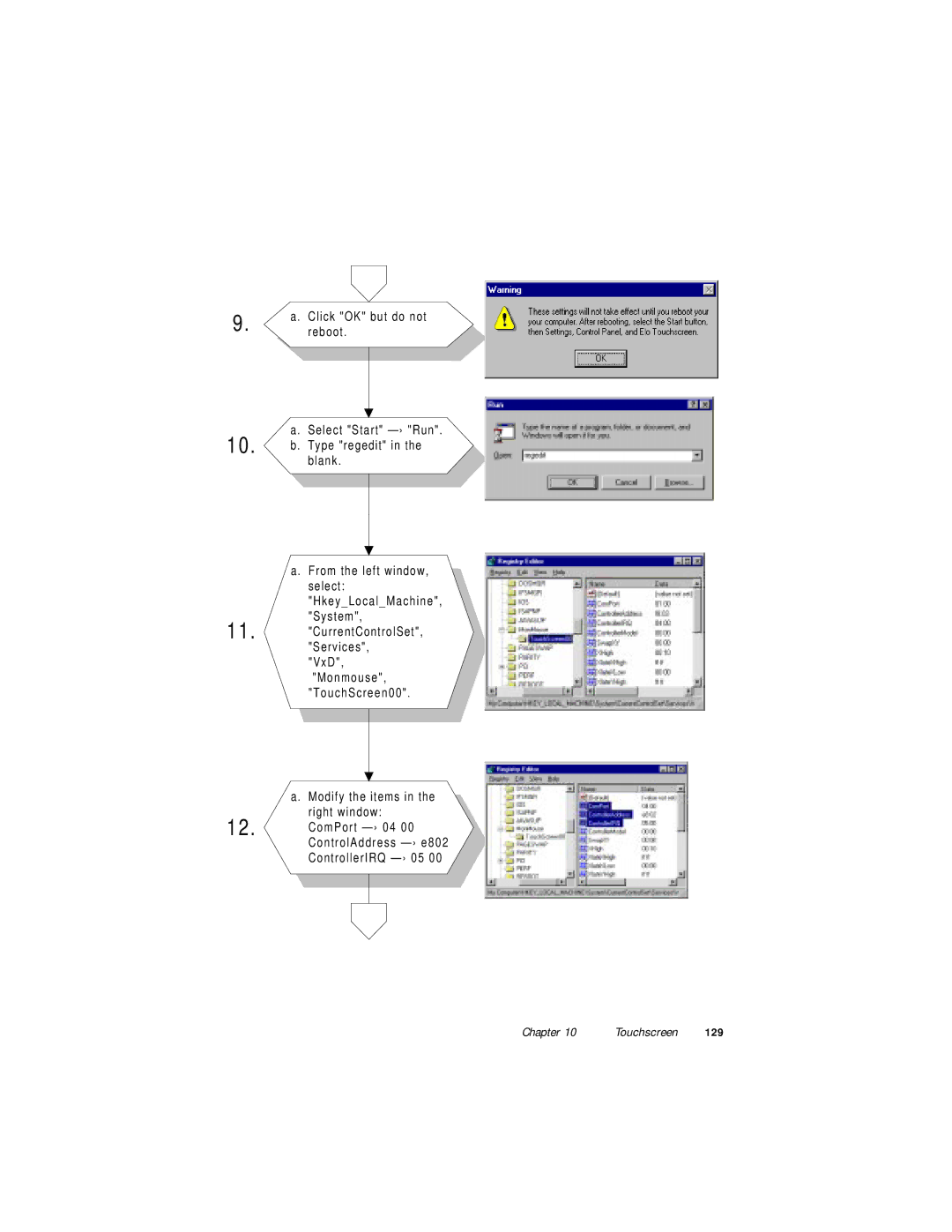 Advantech PPC-120, PPC-140 manual 129 